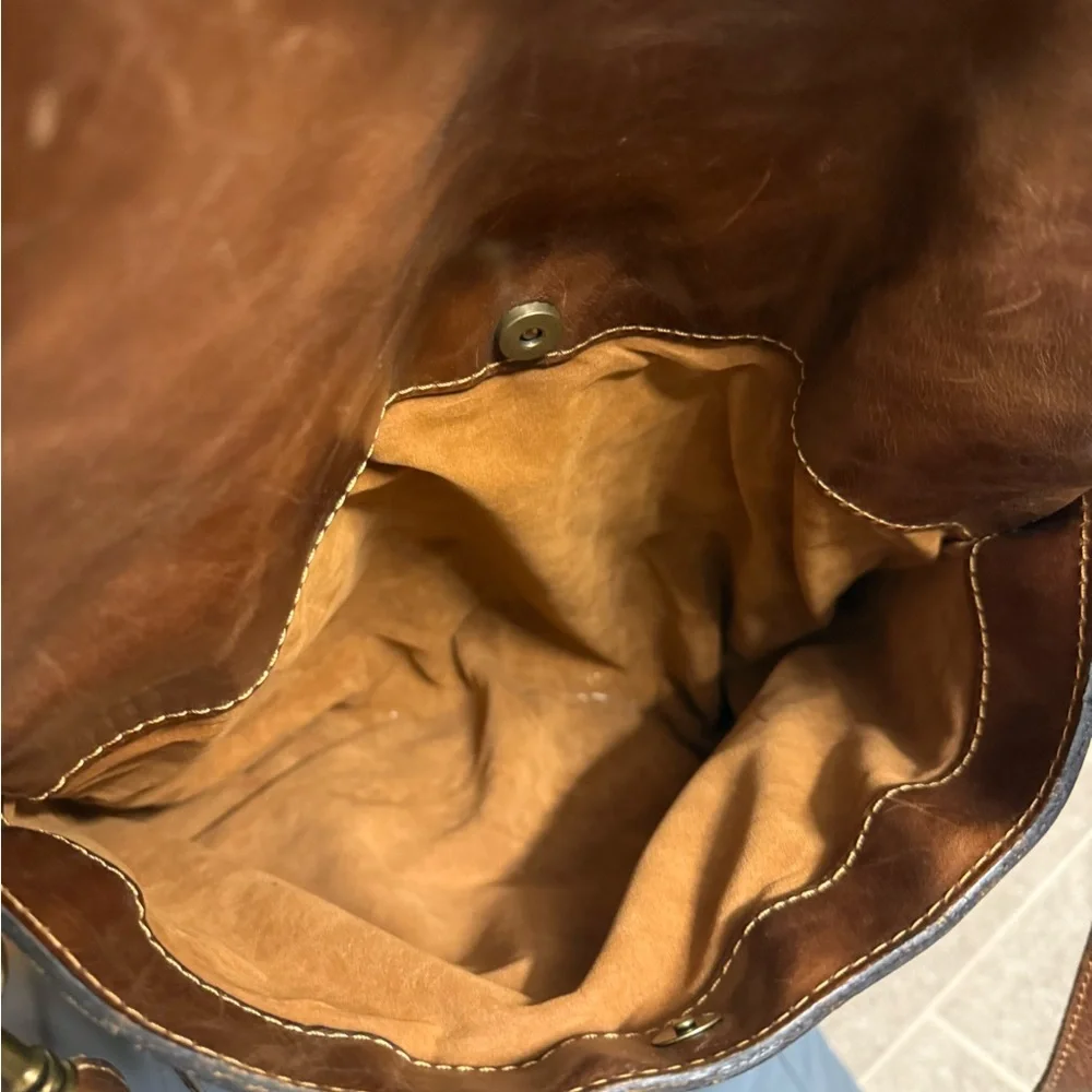 Patricia Nash Leather Luzille Convertible Backpack/ Crossbody. - Picture 9 of 11